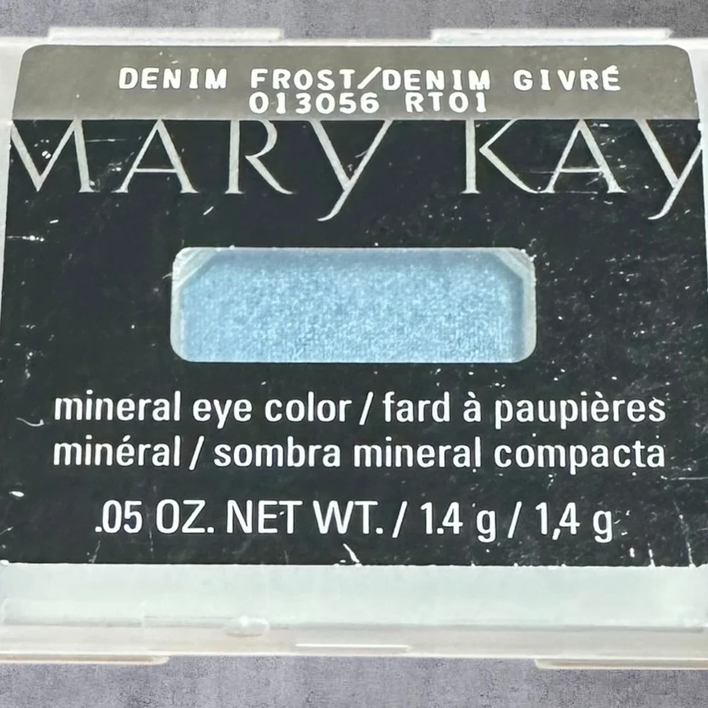 Mary Kay Mineral Eye‎ Color Denim Frost 013056 New Shimmer 0.05 oz Refill Pan